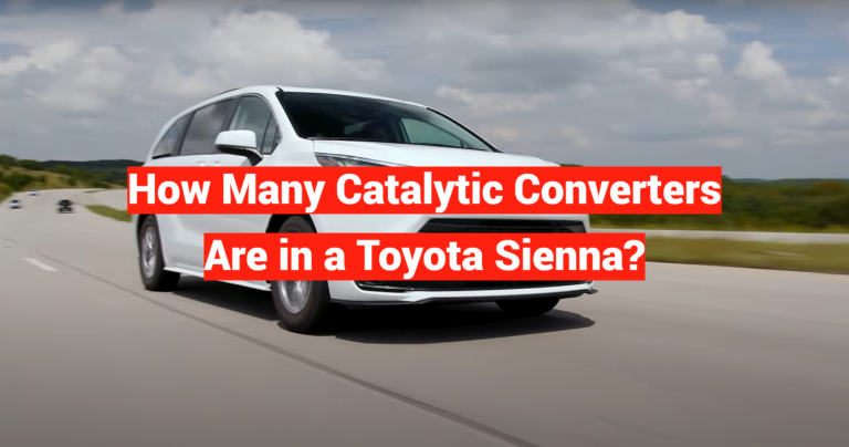 How Many Catalytic Converters Are in a Toyota Sienna?