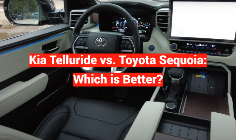 Kia Telluride vs. Toyota Sequoia: Which is Better?