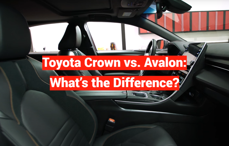 Toyota Crown vs. Avalon: What’s the Difference?