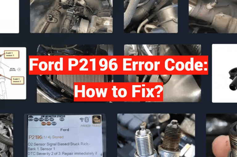 Ford P2196 Error Code: How to Fix?