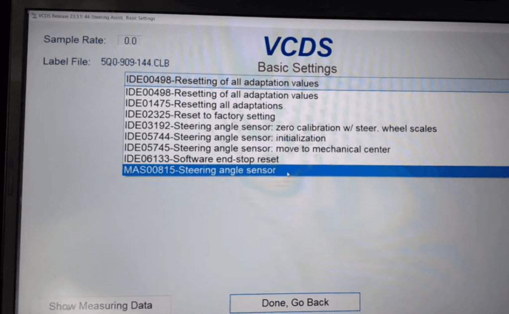 Overview of the Calibration Procedure