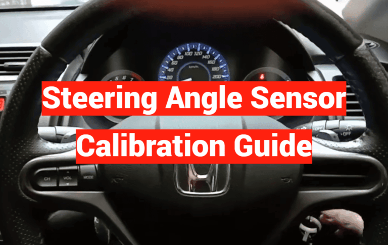 Steering Angle Sensor Calibration Guide